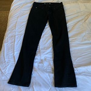 Black Straight Leg Jeans